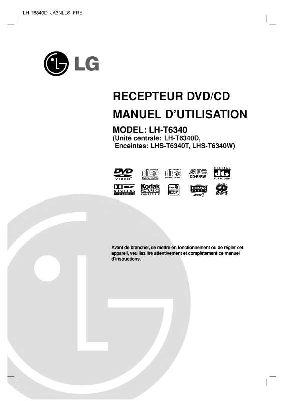 Guide utilisation LG LH-T6340D  de la marque LG