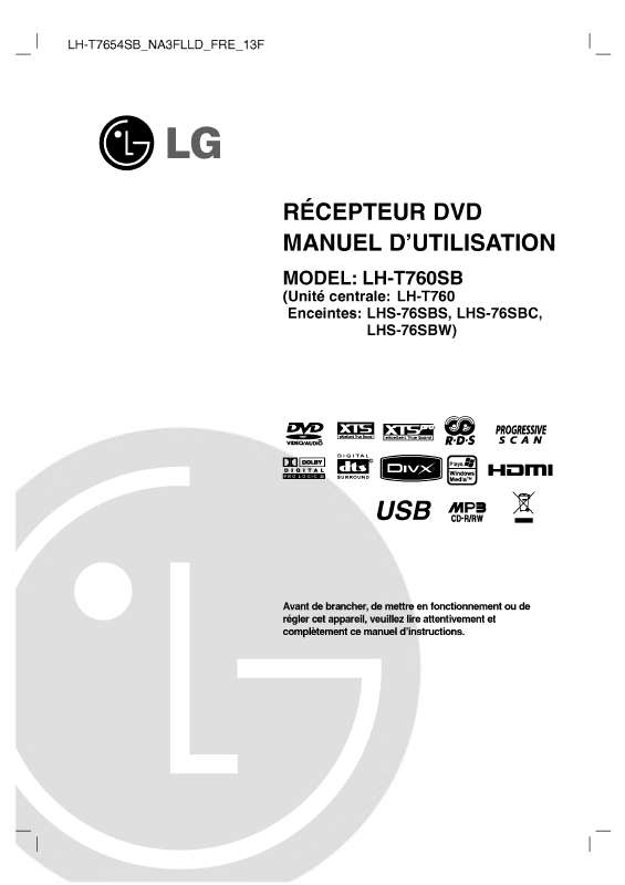 Guide utilisation LG LH-T760SB  de la marque LG