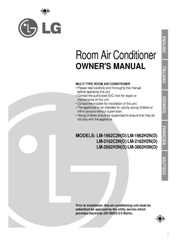 Guide utilisation LG LM-2062H3N  de la marque LG