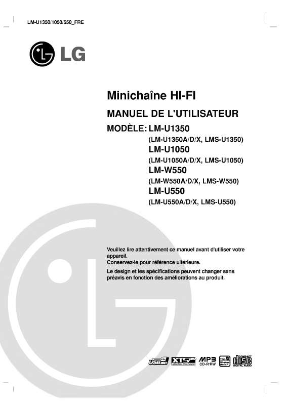 Guide utilisation LG LM-U550D  de la marque LG