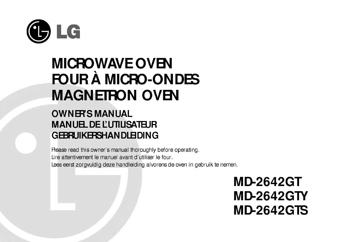 Guide utilisation LG MD-2642GT  de la marque LG