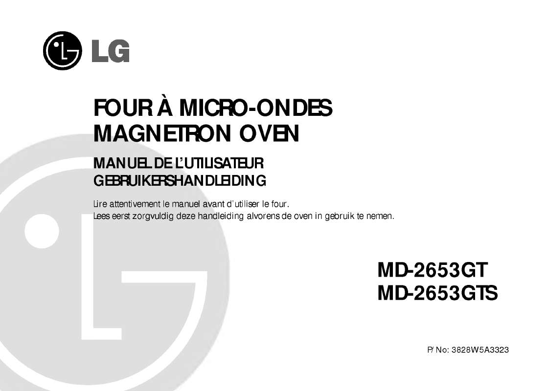 Guide utilisation LG MD-2653GT  de la marque LG