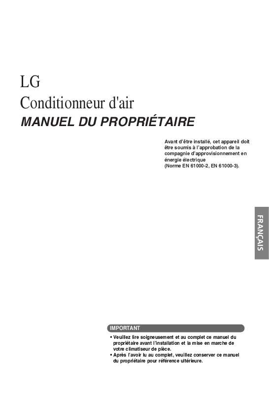 Guide utilisation LG P03AH  de la marque LG
