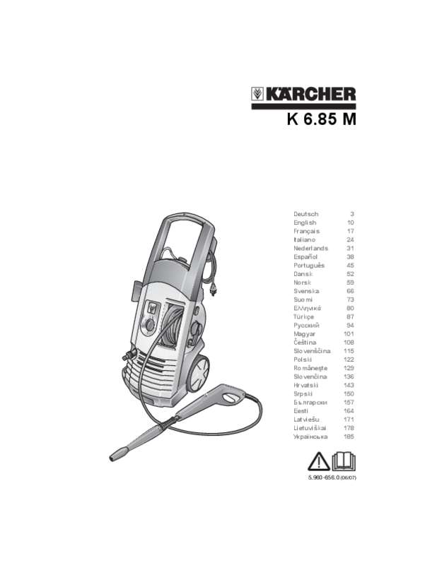 Guide utilisation KARCHER K 6.85 M de la marque KARCHER