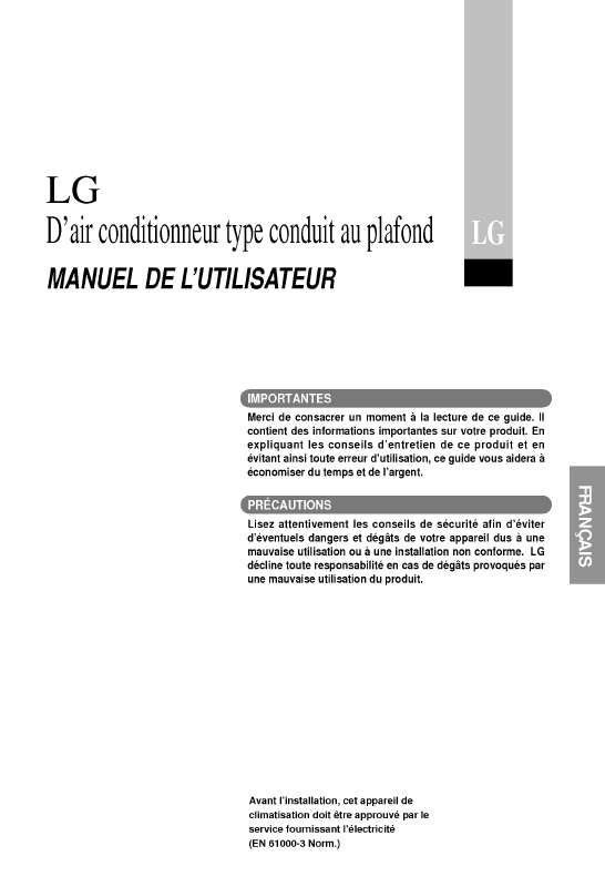 Guide utilisation LG UB36AC NGA  de la marque LG
