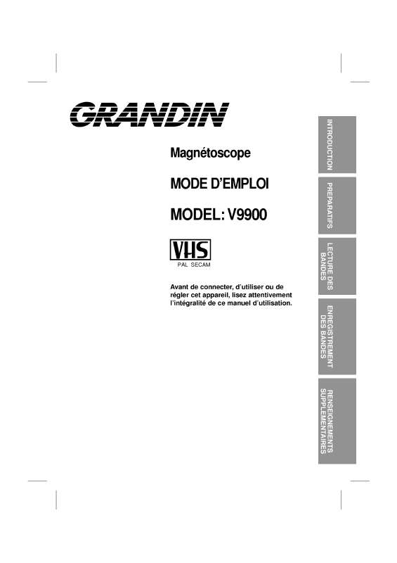 Guide utilisation LG V9900  de la marque LG