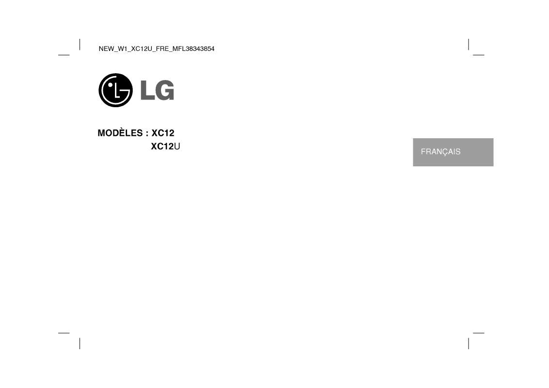 Guide utilisation LG XC12U  de la marque LG