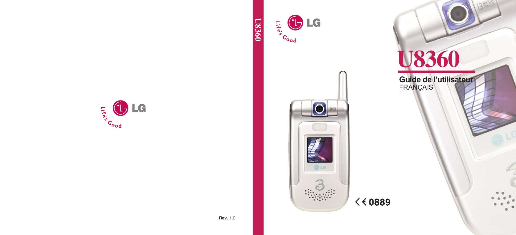 Guide utilisation LG U8360  de la marque LG