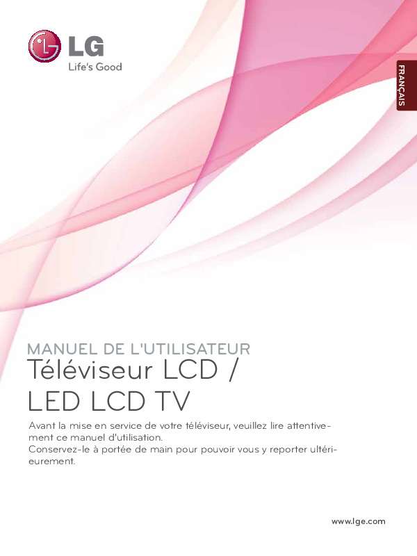 Guide utilisation LG 19LE3000  de la marque LG