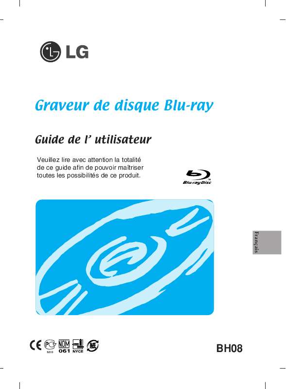 Guide utilisation LG BH08LS20  de la marque LG