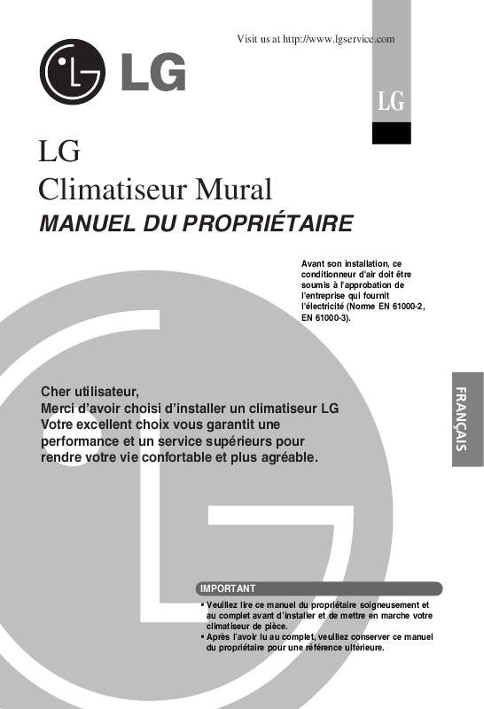 Guide utilisation LG MA12AHV  de la marque LG