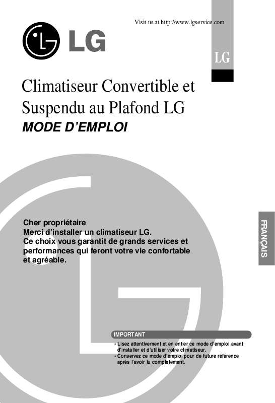 Guide utilisation LG UV18 NBC  de la marque LG
