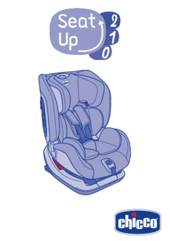 Guide utilisation CHICCO SEAT UP  de la marque CHICCO