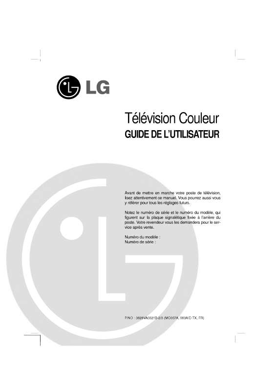 Guide utilisation LG CE-28H86ST  de la marque LG