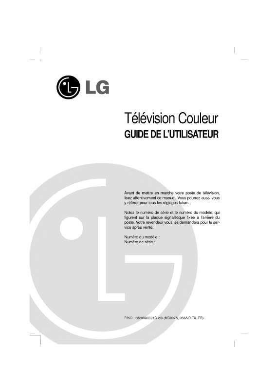Guide utilisation LG CE-29Q46ET  de la marque LG