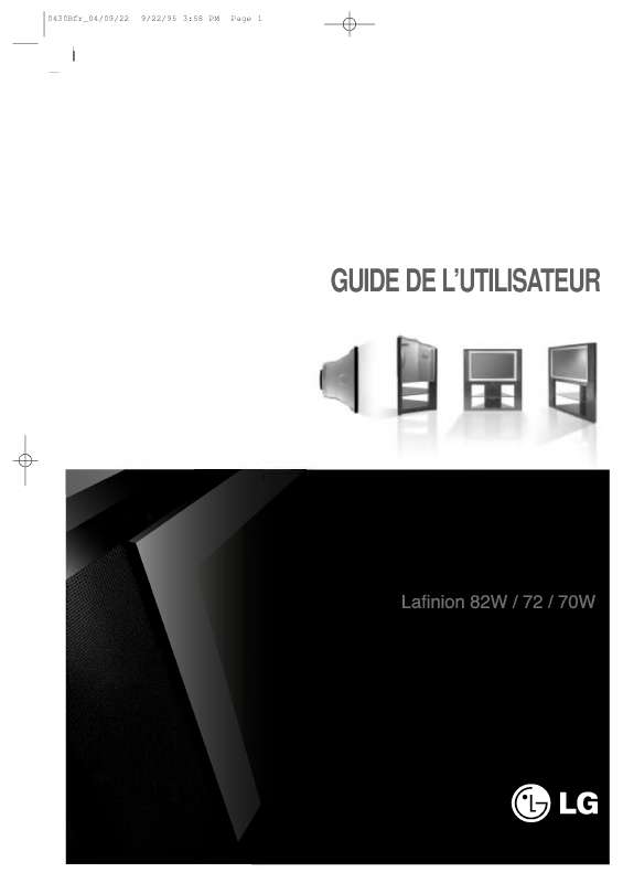 Guide utilisation LG LAFINION 70W  de la marque LG