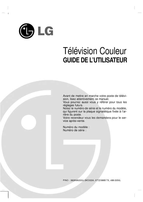 Guide utilisation LG RL-28FZ31RQ  de la marque LG