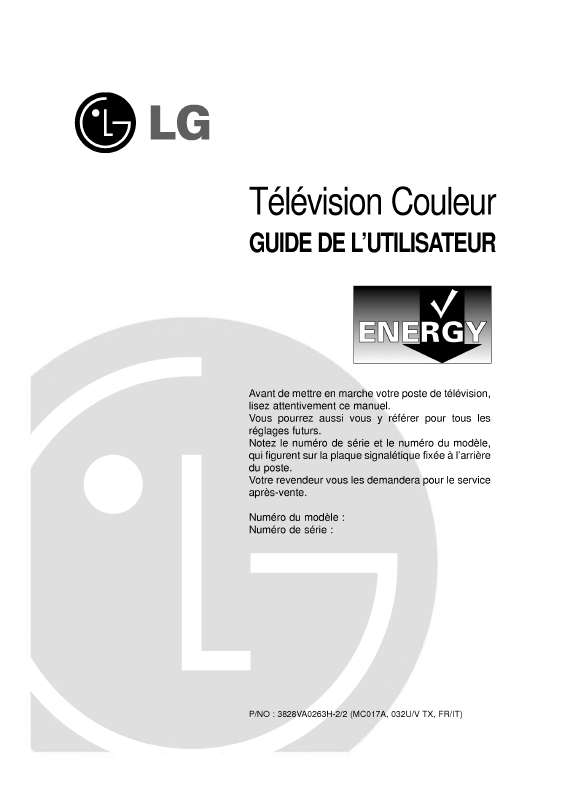 Guide utilisation LG RL-29FA33PX  de la marque LG