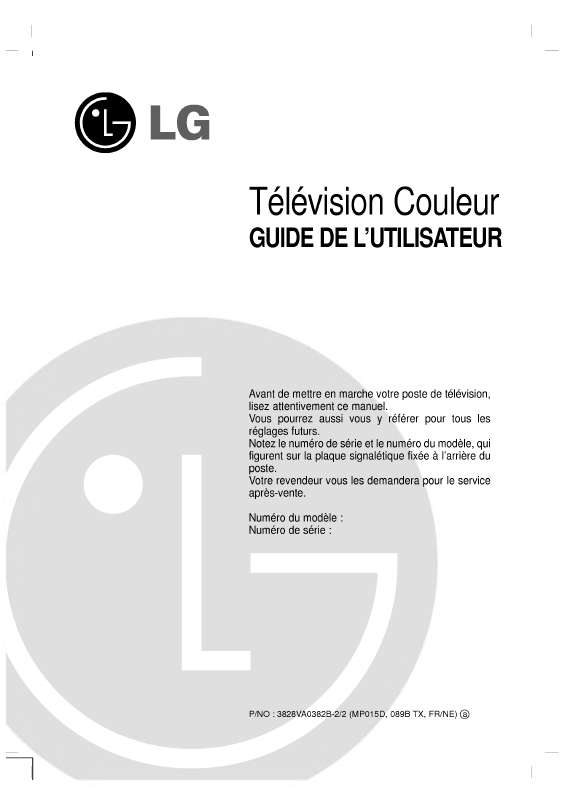 Guide utilisation LG RL-39NZ40RB  de la marque LG