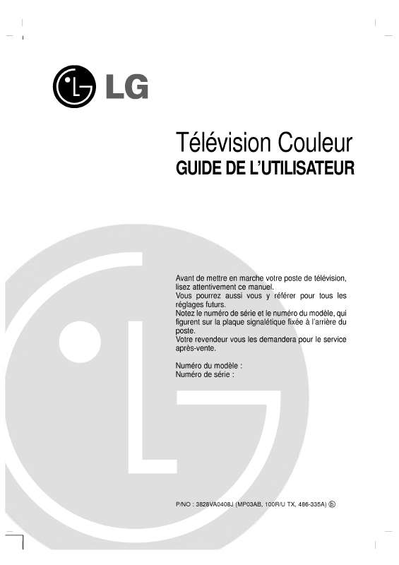 Guide utilisation LG RL-39NZ43RB  de la marque LG