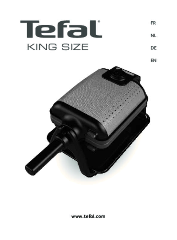 Guide utilisation TEFAL KING SIZE 4 EN 1 WM755D12  de la marque TEFAL