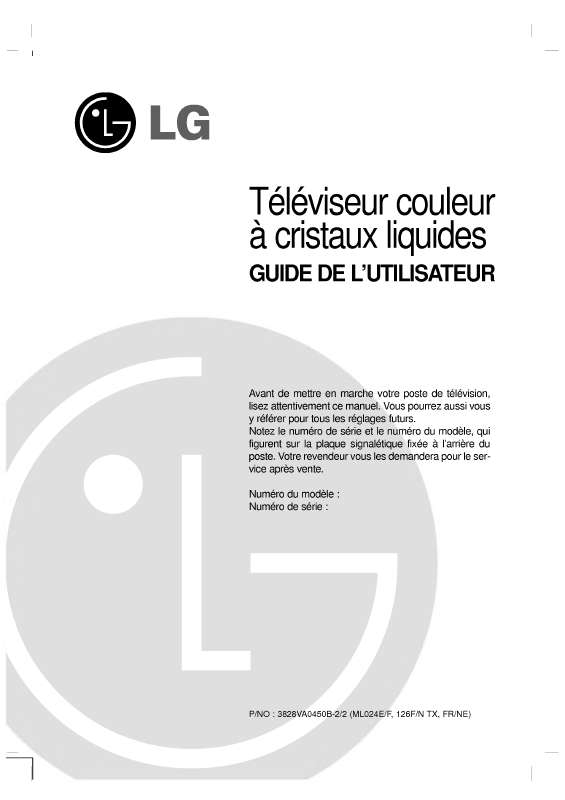 Guide utilisation LG RZ-15LA70  de la marque LG