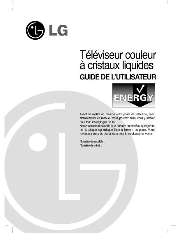 Guide utilisation LG RZ-23LZ50  de la marque LG