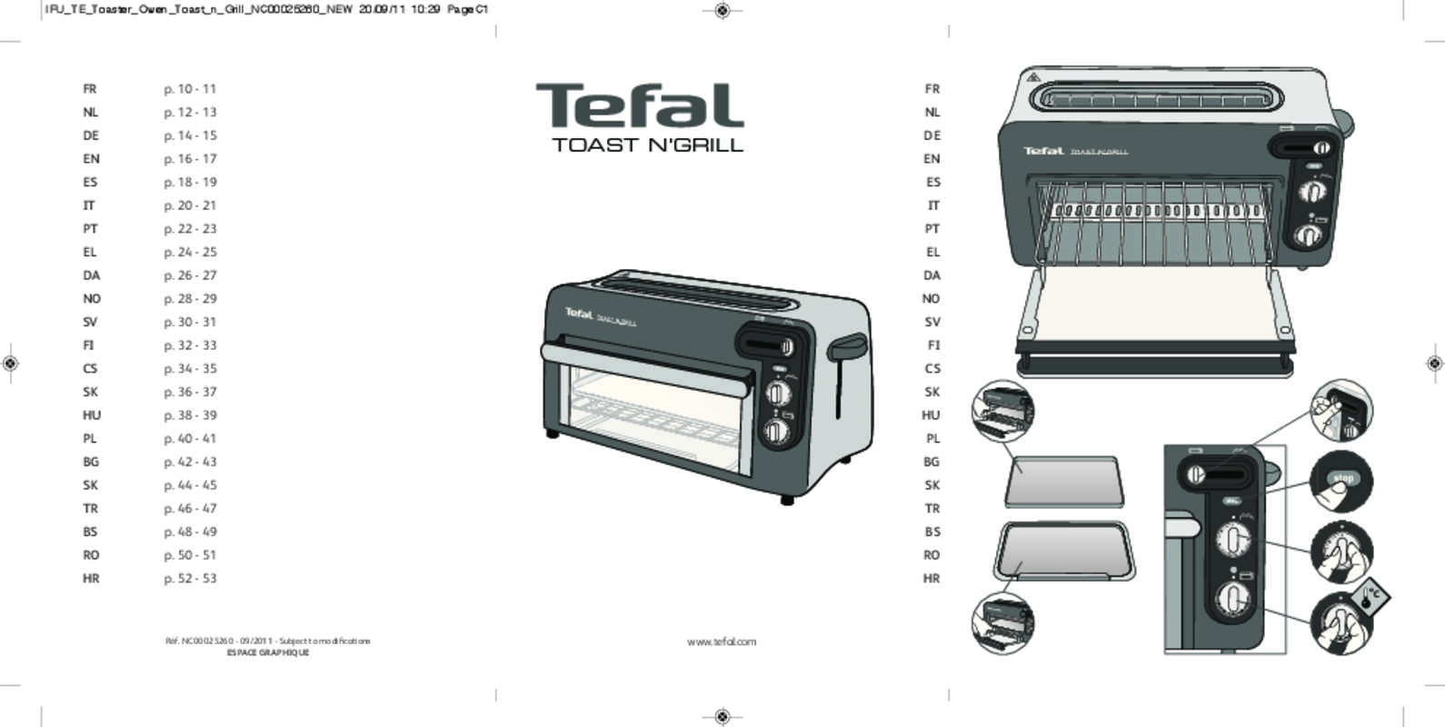 Guide utilisation TEFAL TL600511  de la marque TEFAL
