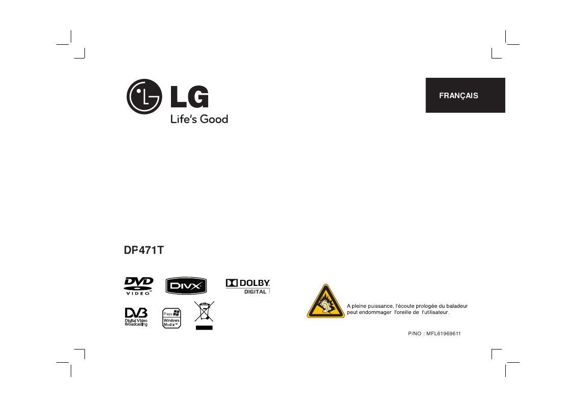 Guide utilisation LG DP471T  de la marque LG