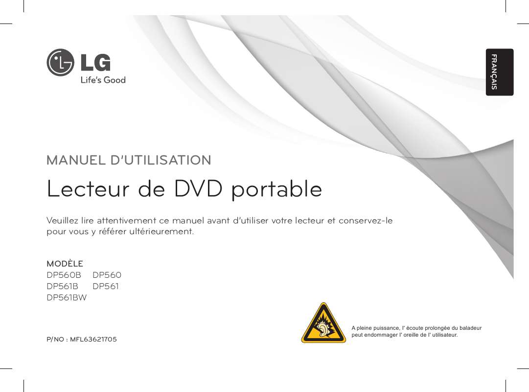 Guide utilisation LG DP561B  de la marque LG