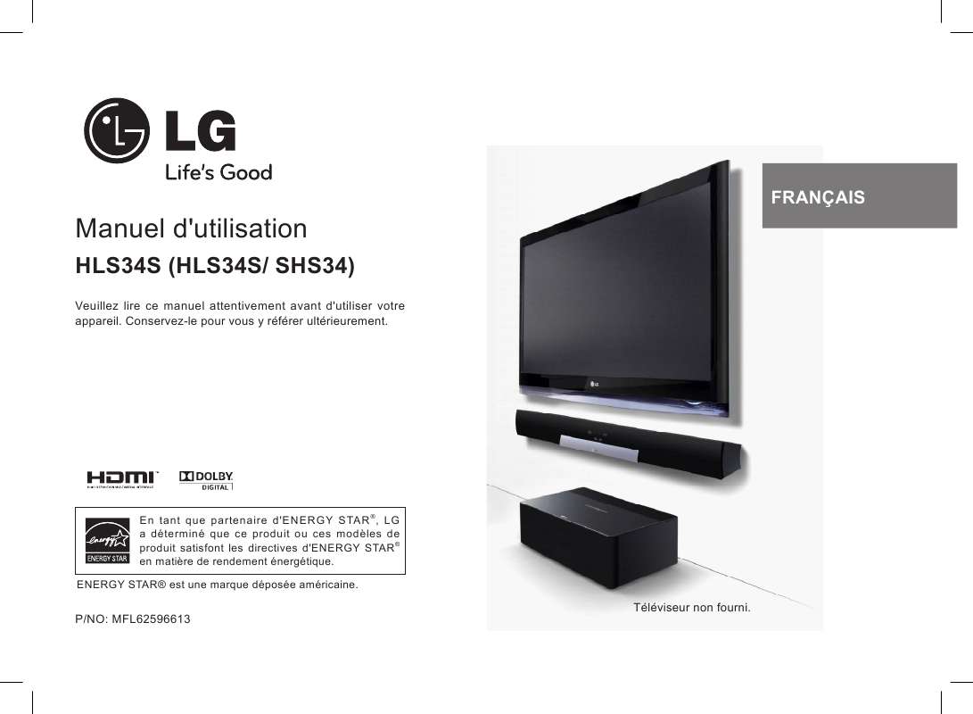 Guide utilisation LG HLS34S  de la marque LG