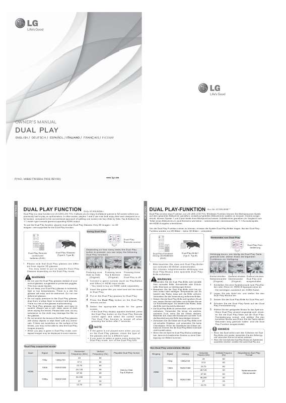 Guide utilisation LG AG-F200DR  de la marque LG