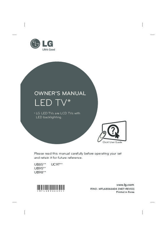 Guide utilisation LG 49UF850  de la marque LG
