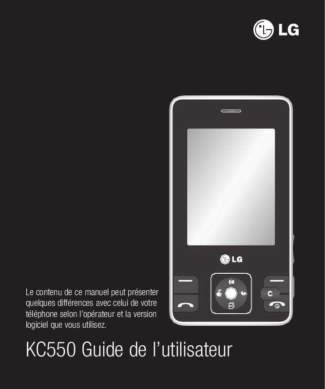 Guide utilisation LG KC550  de la marque LG