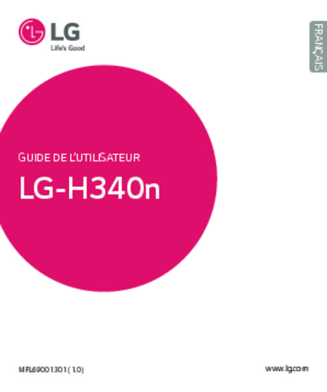 Guide utilisation LG C50 LEON  de la marque LG