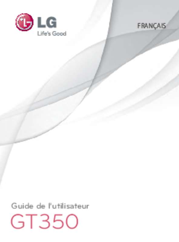 Guide utilisation LG G350  de la marque LG