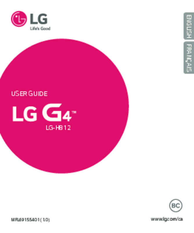 Guide utilisation LG G4  de la marque LG