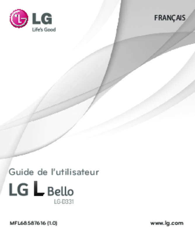Guide utilisation LG L BELLO  de la marque LG