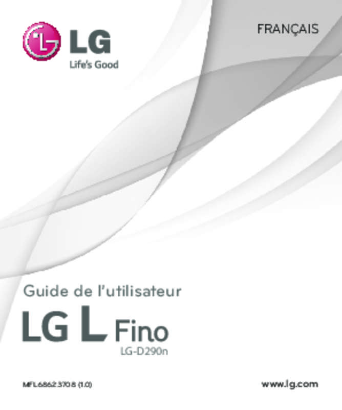 Guide utilisation LG L FINO  de la marque LG