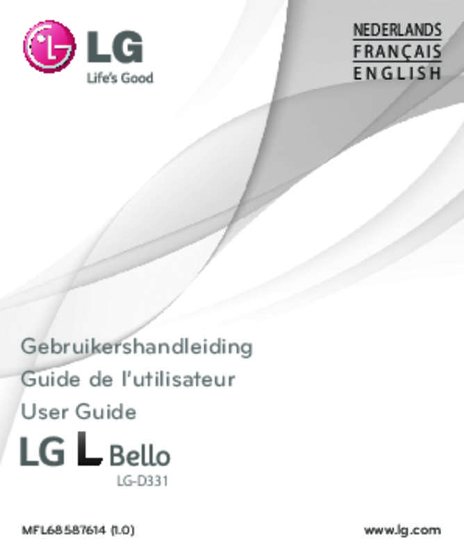 Guide utilisation LG BELLO  de la marque LG