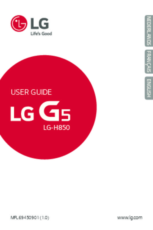 Guide utilisation LG G5  de la marque LG