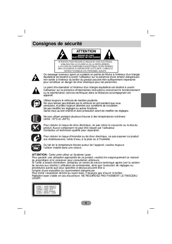 Guide utilisation LG LAC-7750R  de la marque LG