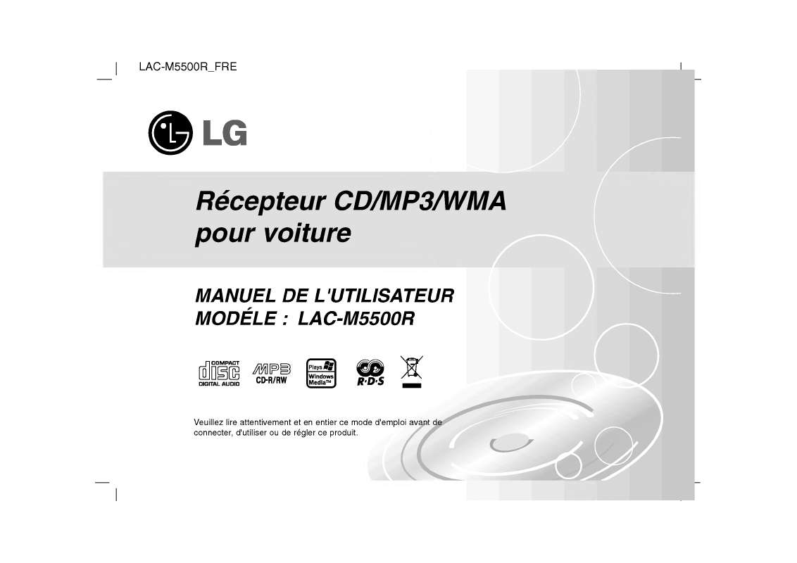 Guide utilisation LG LAC-M5500R  de la marque LG