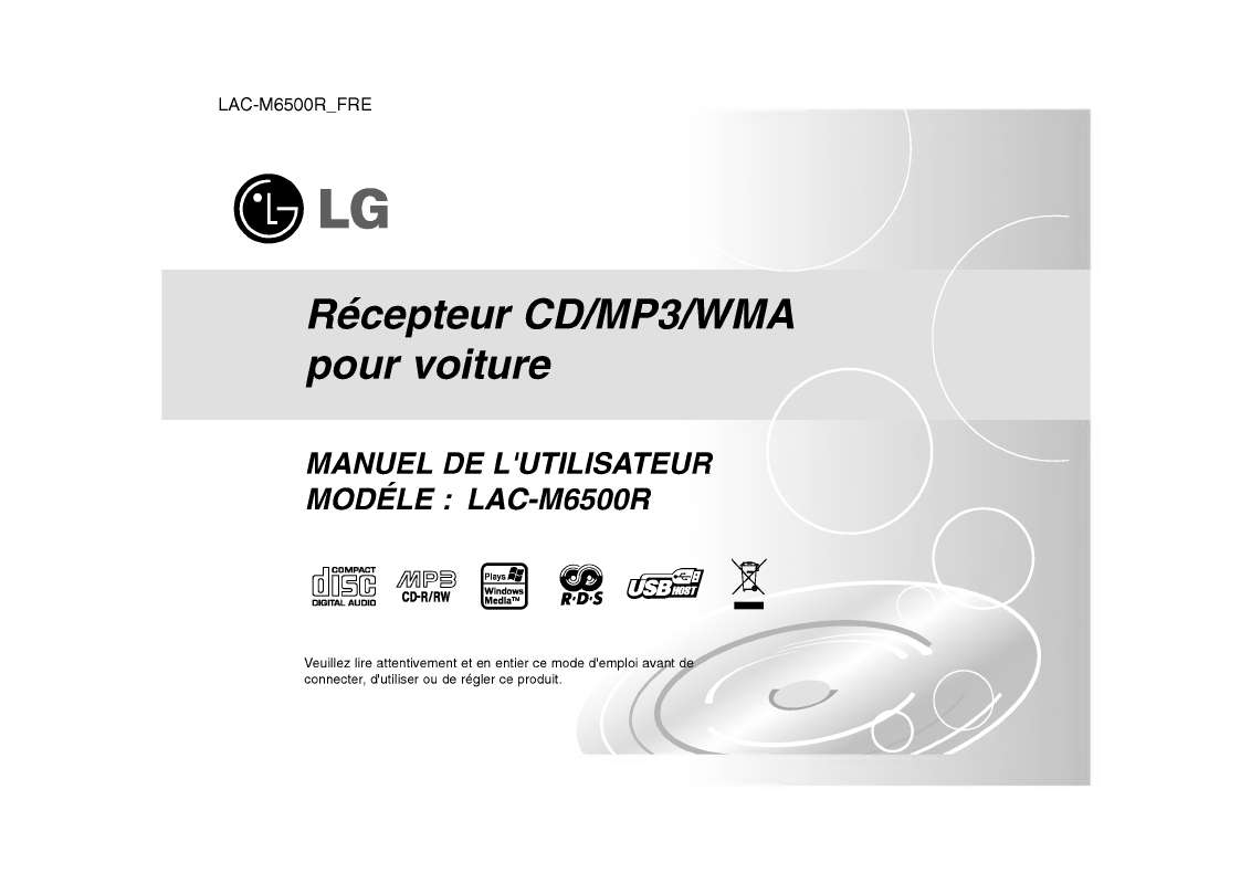 Guide utilisation LG LAC-M6500R  de la marque LG
