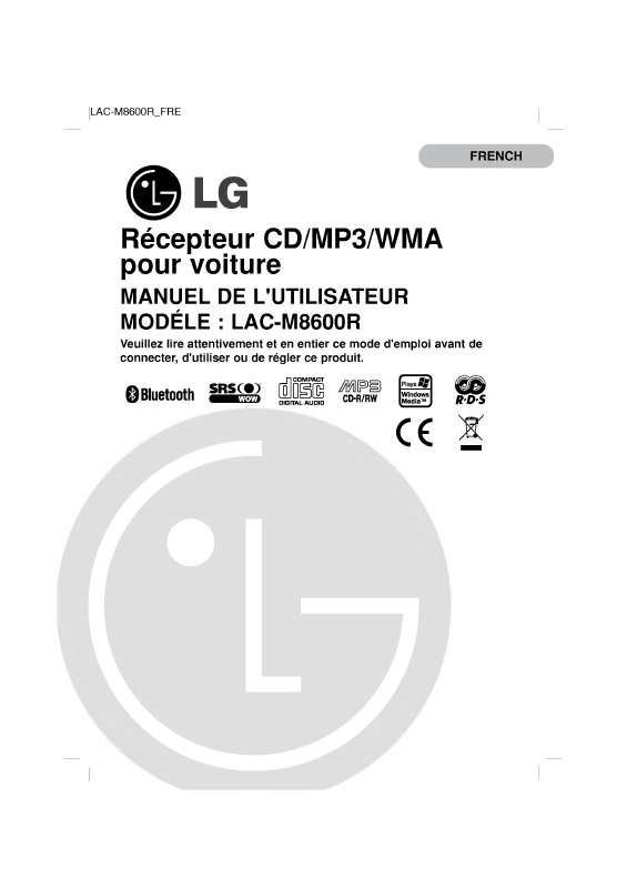 Guide utilisation LG LAC-M8600R  de la marque LG