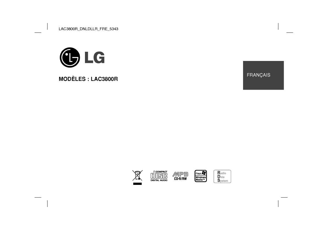 Guide utilisation LG LAC3800R  de la marque LG