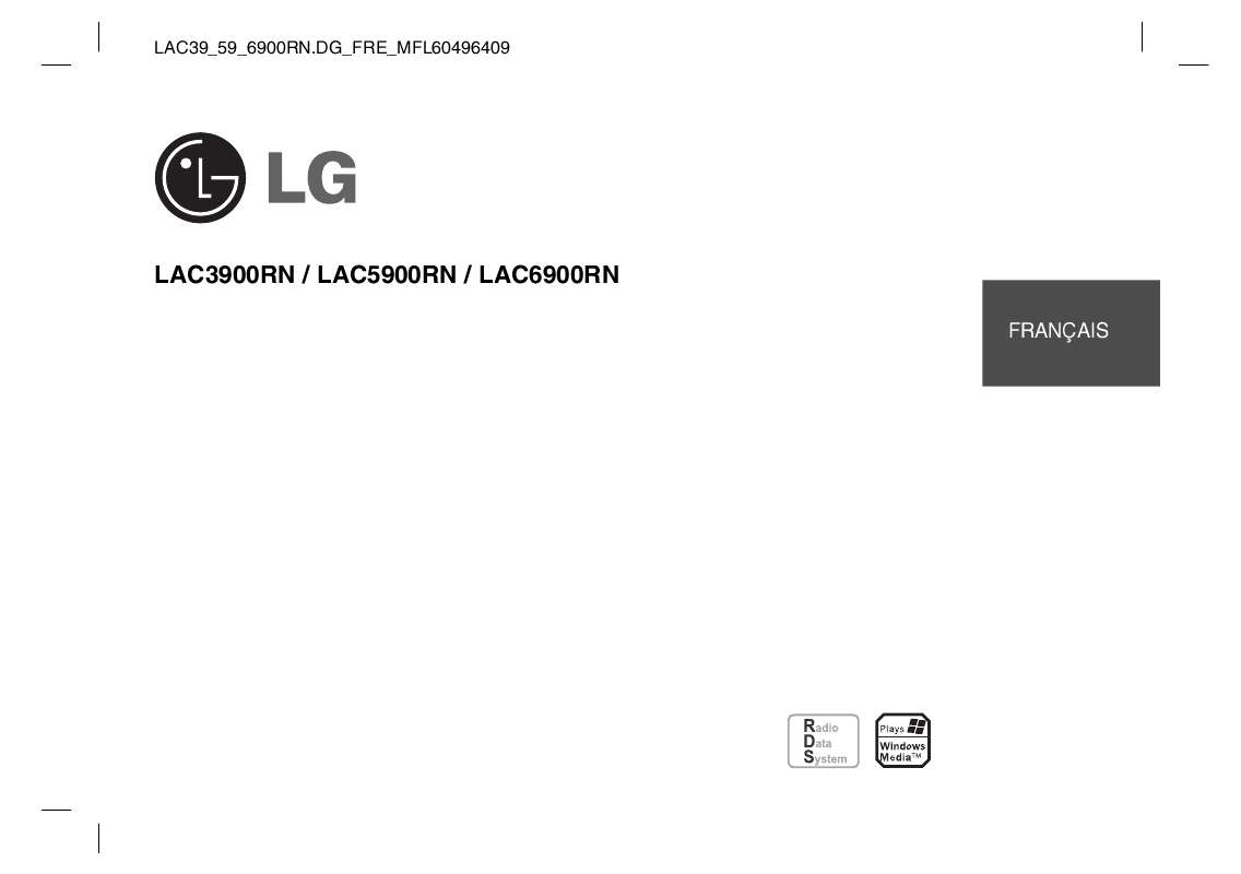 Guide utilisation LG LAC3900RN  de la marque LG
