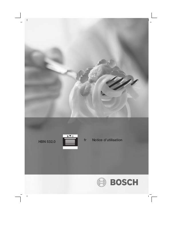 Guide utilisation BOSCH HBN 532.0 de la marque BOSCH