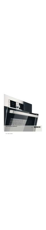 Guide utilisation BOSCH HBG76R520F de la marque BOSCH