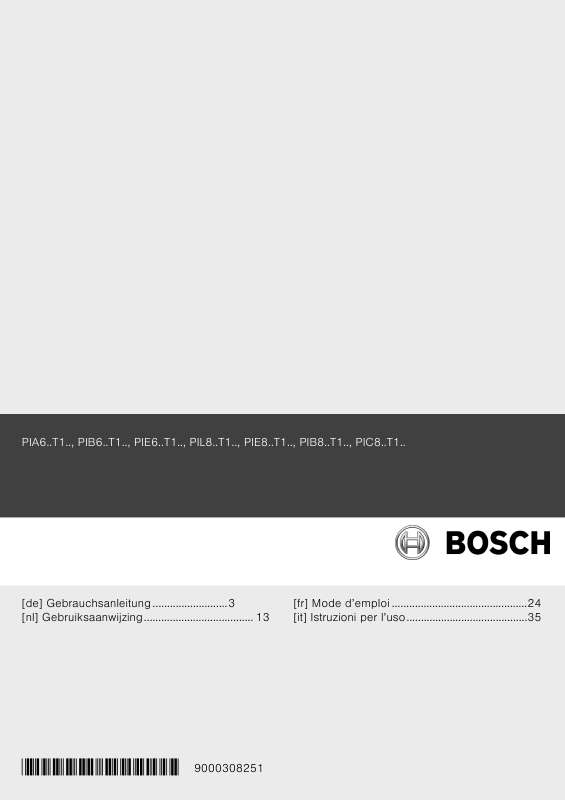 Guide utilisation BOSCH PIE651T14E de la marque BOSCH